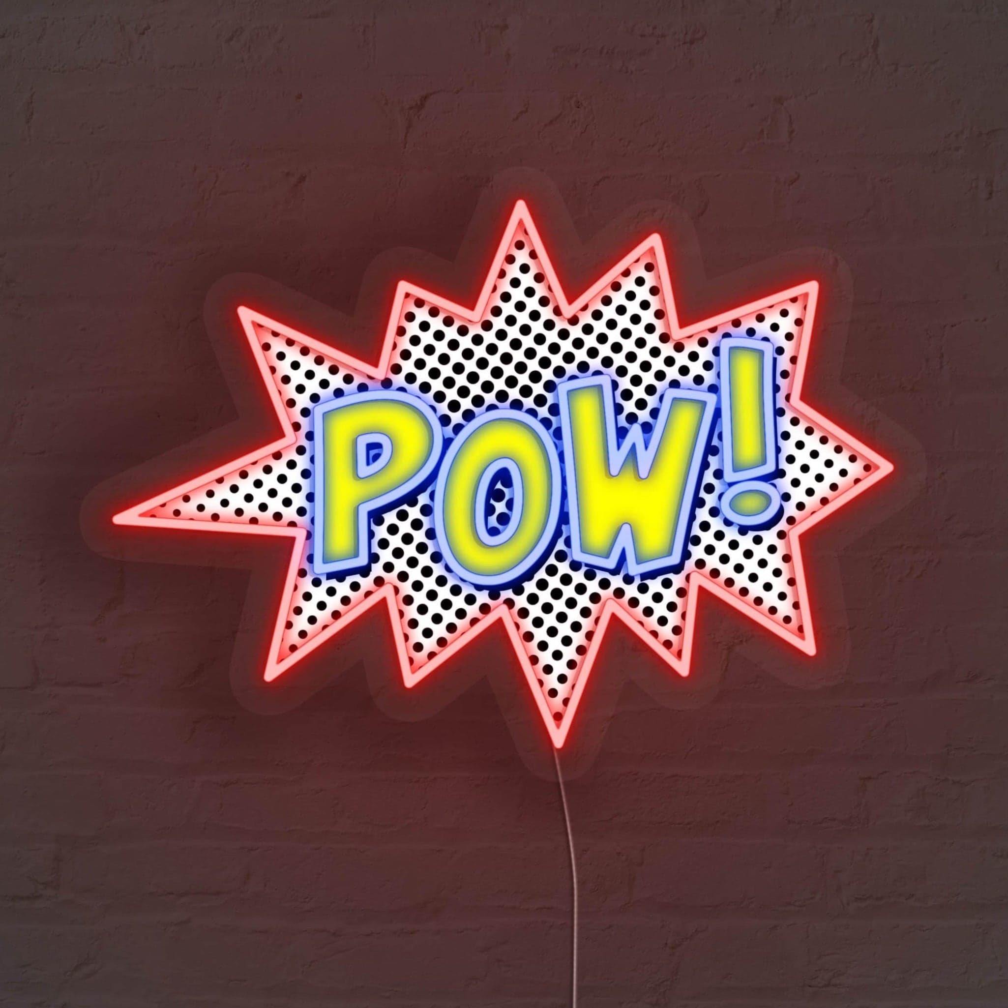 POW! and BAM! LED Neon Signs vista 1
